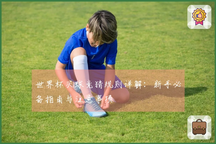 世界杯买球竞猜规则详解：新手必备指南与注意事项